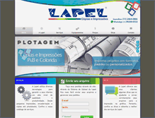 Tablet Screenshot of lapel.com.br